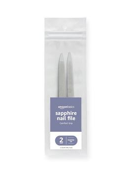 Basics Double Sided Sapphire Nail File front view