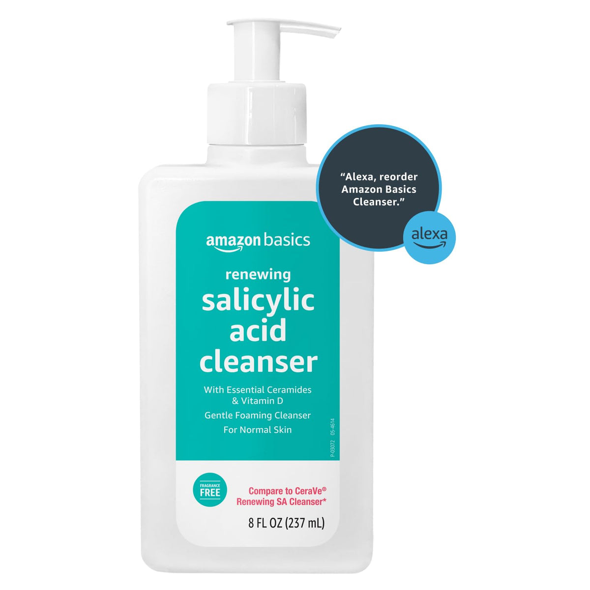 Basics Exfoliating Face Wash Cleanser displayed with other skincare products