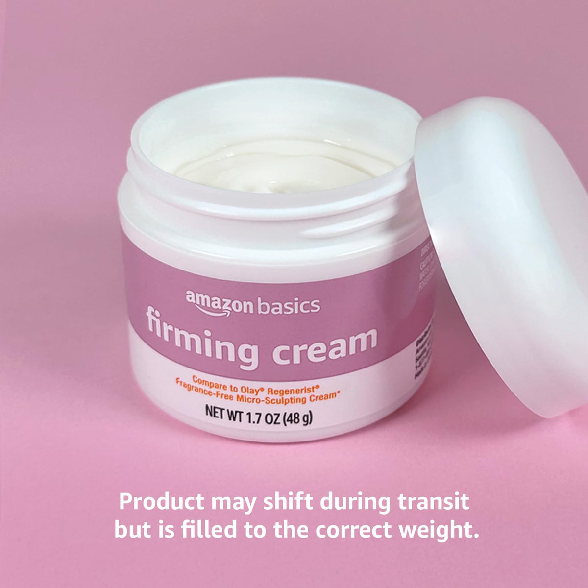 Basics Firming Cream with a clean background