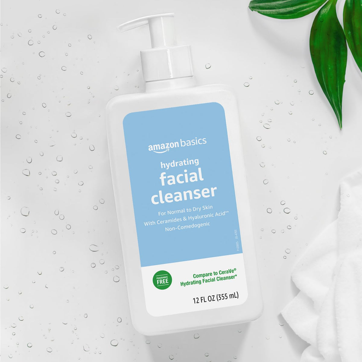 Basics Hydrating Facial Cleanser 12 Fl Oz with ingredients list