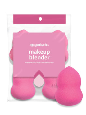 Basics Large Makeup Blender Sponges 4-Pack front view