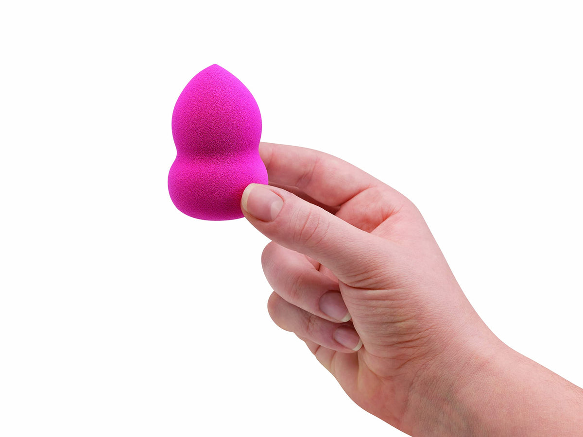 Basics Large Makeup Blender Sponges being used for makeup application