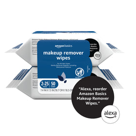 Basics Makeup Remover Wipes back view of packaging