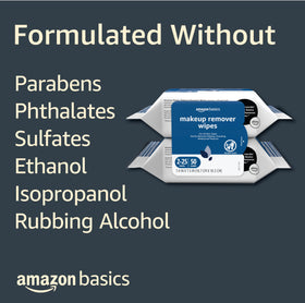 Basics Makeup Remover Wipes in use on skin