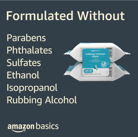 Basics Makeup Remover Wipes opened pack displaying wipes
