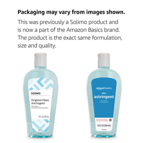Basics Original Clean Astringent Skin Cleanser bottle side view