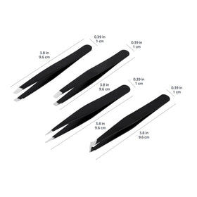 Basics tweezers being used for eyebrow shaping