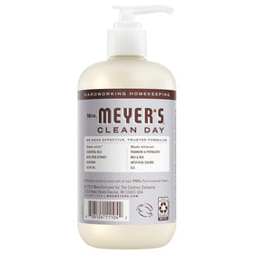 Basil scented hand soap bottle front view