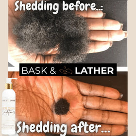 BASK & LATHER Replenish Conditioner 8 oz back view