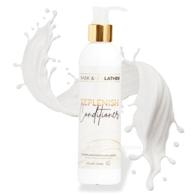 BASK & LATHER Replenish Conditioner 8 oz front view