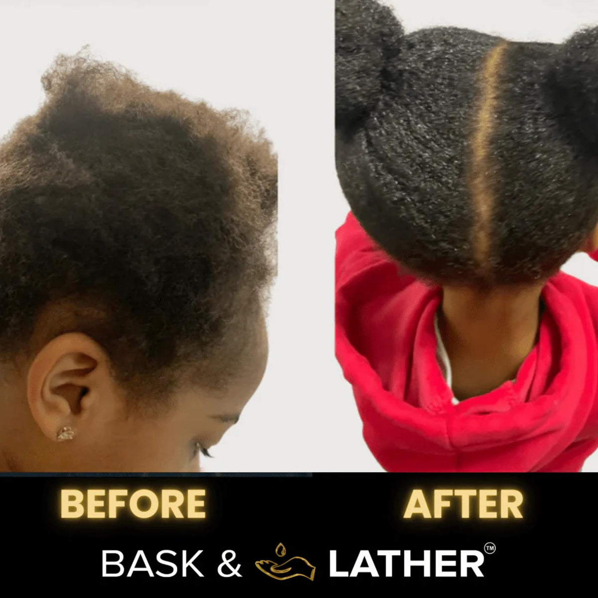 BASK & LATHER Replenish Conditioner 8 oz side view