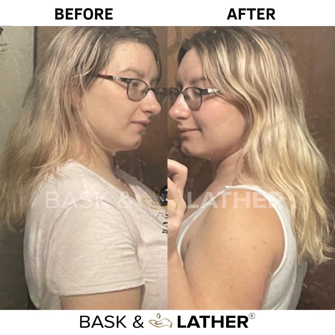 BASK & LATHER Scalp Stimulator Hair Growth Oil with natural ingredients