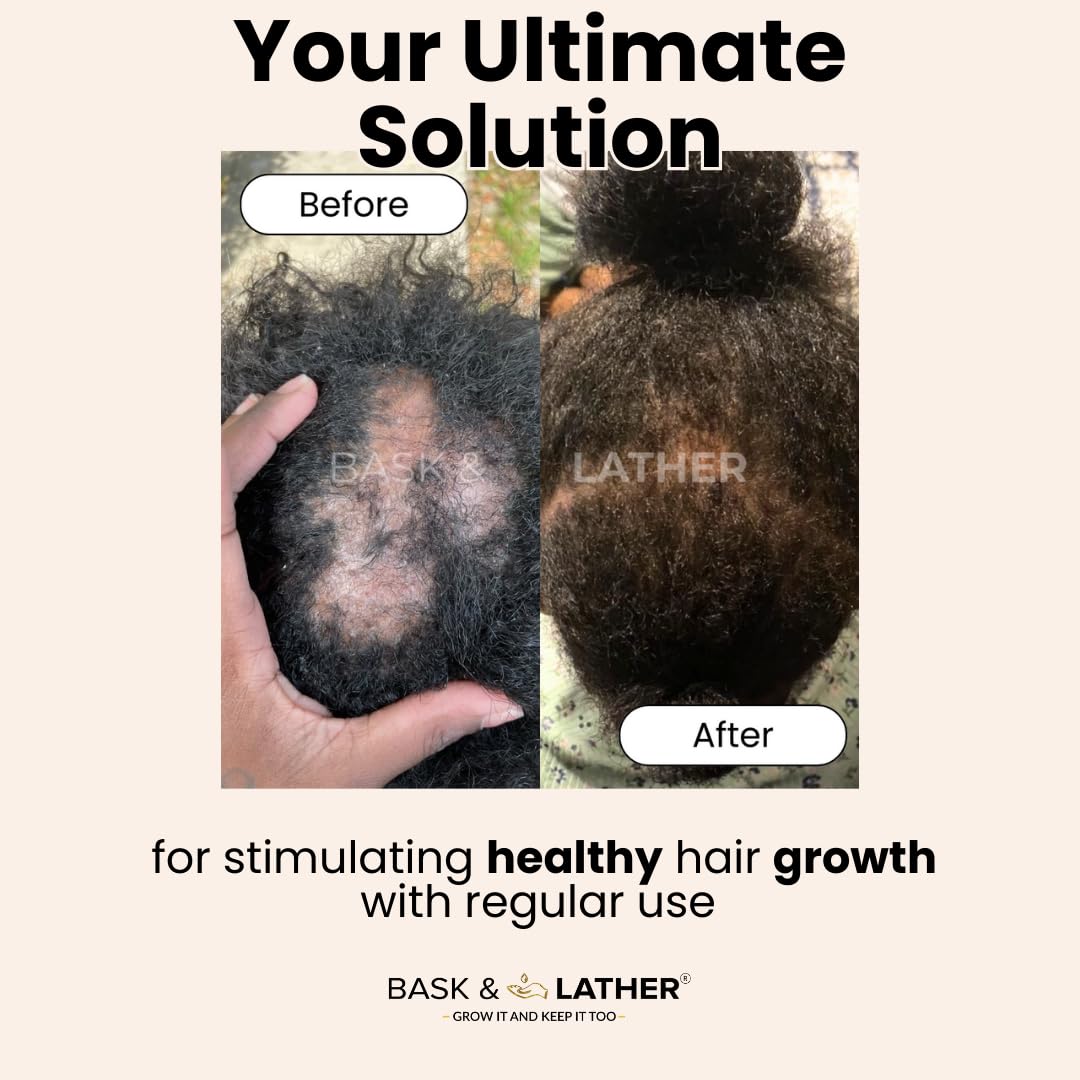 BASK & LATHER Scalp Stimulator packaging details