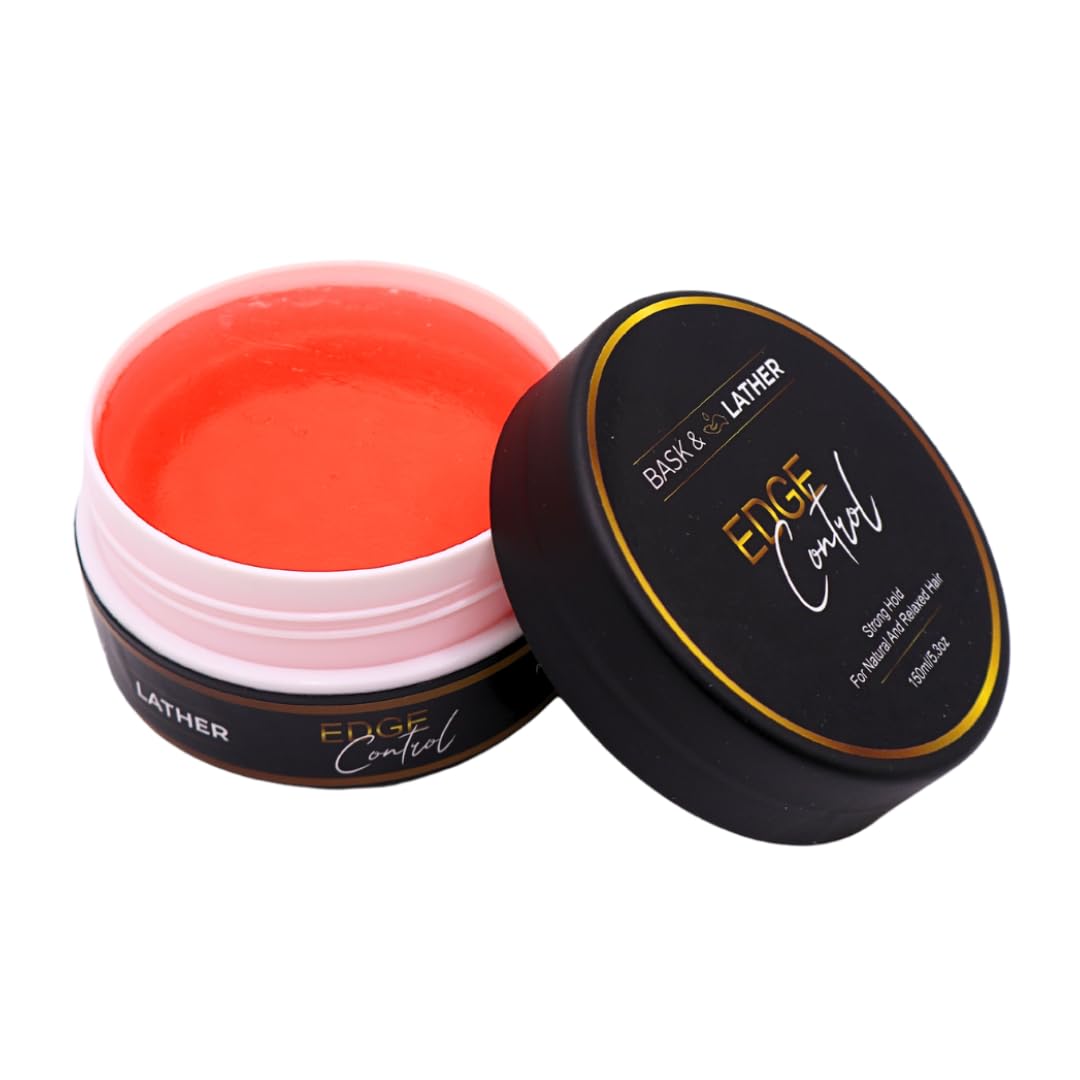 BASK & LATHER Strong Hold Edge Control Gel front view