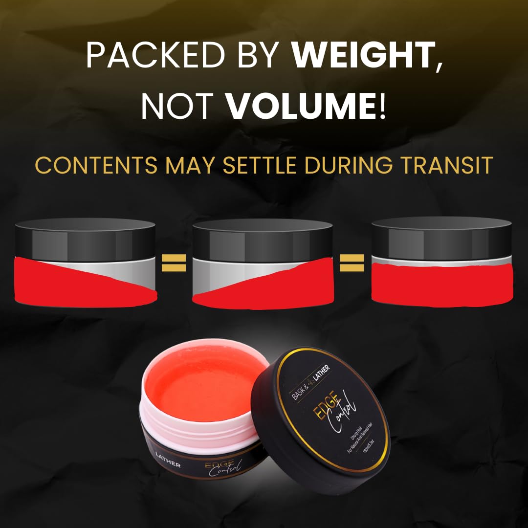 BASK & LATHER Strong Hold Edge Control Gel lifestyle scene