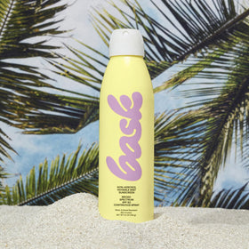 Bask SPF 50 Sunscreen Spray close-up of nozzle
