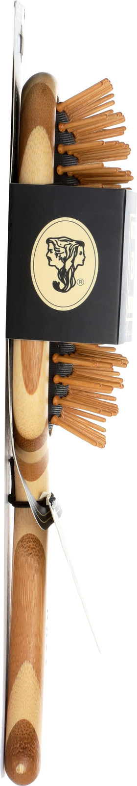 Bass Wood Bristle Brush close-up of wood bristles