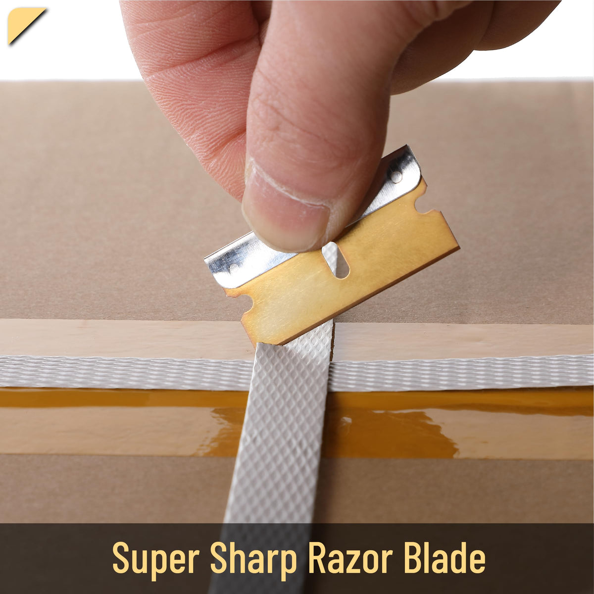 Bates Choice Single Edge Razor Blades on a cutting tool