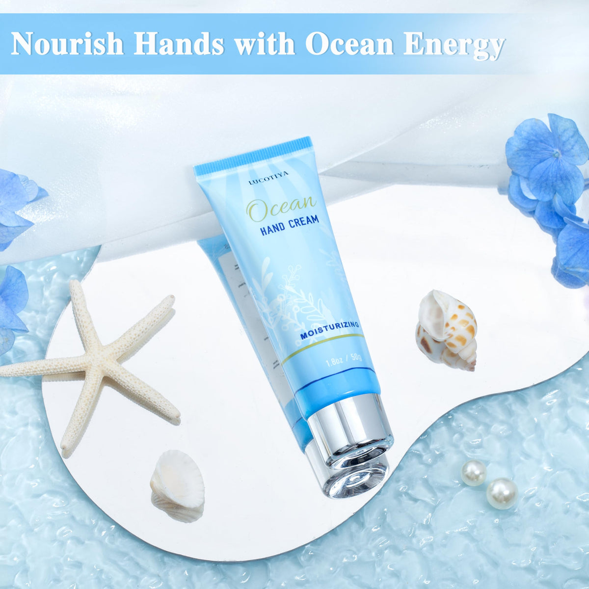 Bath ball included in LUCOTIYA Ocean Scented Spa Gift Set