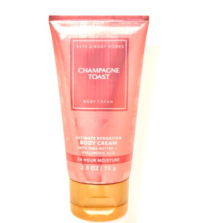 Bath & Body Works Amazing Body Cream Champagne Toast 2.5 Ounce front view