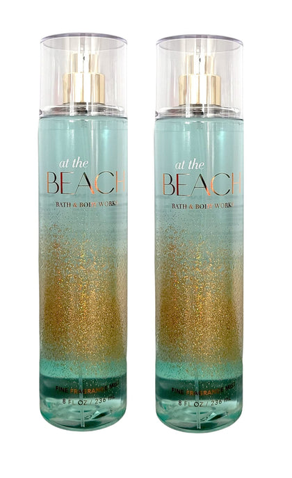 Bath & Body Works At the Beach Fine Fragrance Mist value pack of 2 bottles