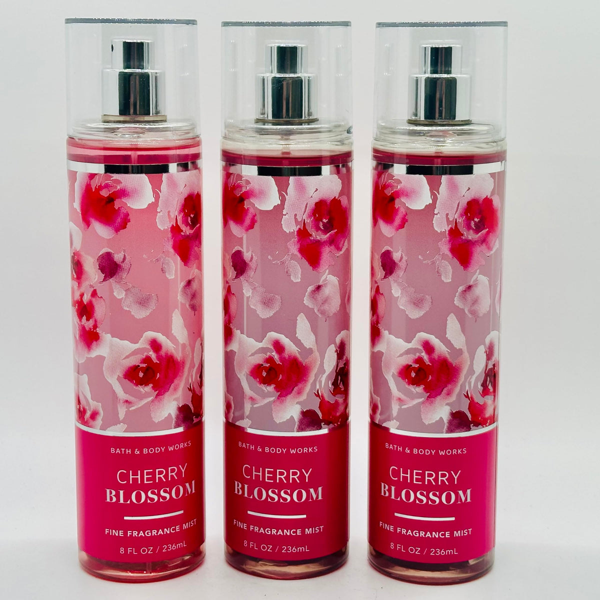 Bath & Body Works Cherry Blossom Fine Fragrance Mist front view