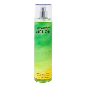 Bath & Body Works Cucumber Melon Fine Fragrance Mist packaging and bottles
