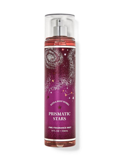 Bath & Body Works Fine Fragrance Body Spray Mist 236 mL front view with prismatic design