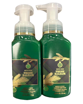 Bath & Body Works Foaming Hand Soap Fresh Balsam packaging details