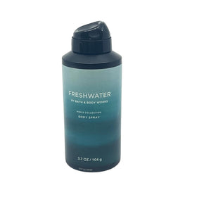 Bath & Body Works Freshwater Body Spray packaging close-up