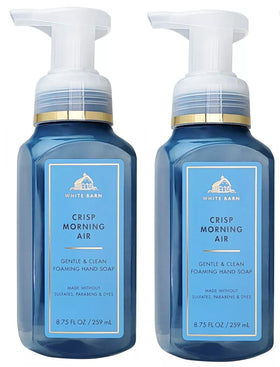 Bath & Body Works Gentle Foaming Hand Soap 8 Oz packaging with Crisp Morning Air scent