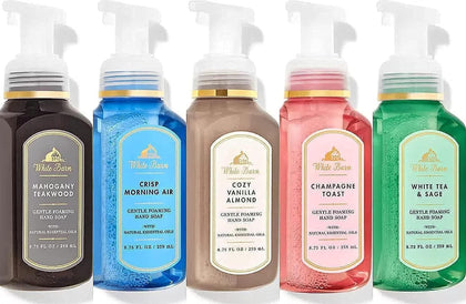 Bath & Body Works Gentle Foaming Hand Soap Pack of 5 with various scents