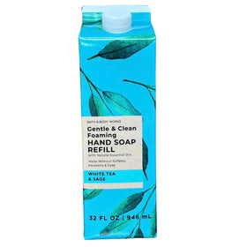 Bath & Body Works Gentle Foaming Hand Soap White Tea & Sage front view