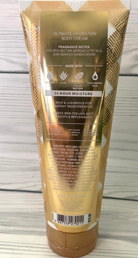 Bath & Body Works Gingham Glow Body Cream side view with packaging