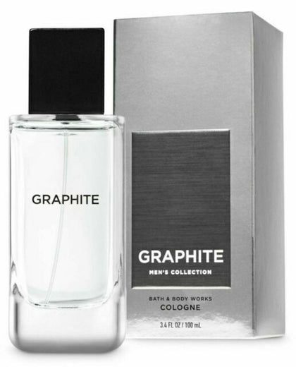 Bath & Body Works Graphite Men's Fragrance 3.4 Ounce Cologne Spray front view