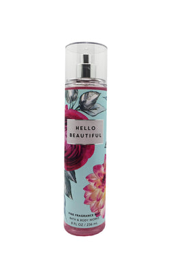 Bath & Body Works Hello Beautiful Fine Fragrance Mist packaging