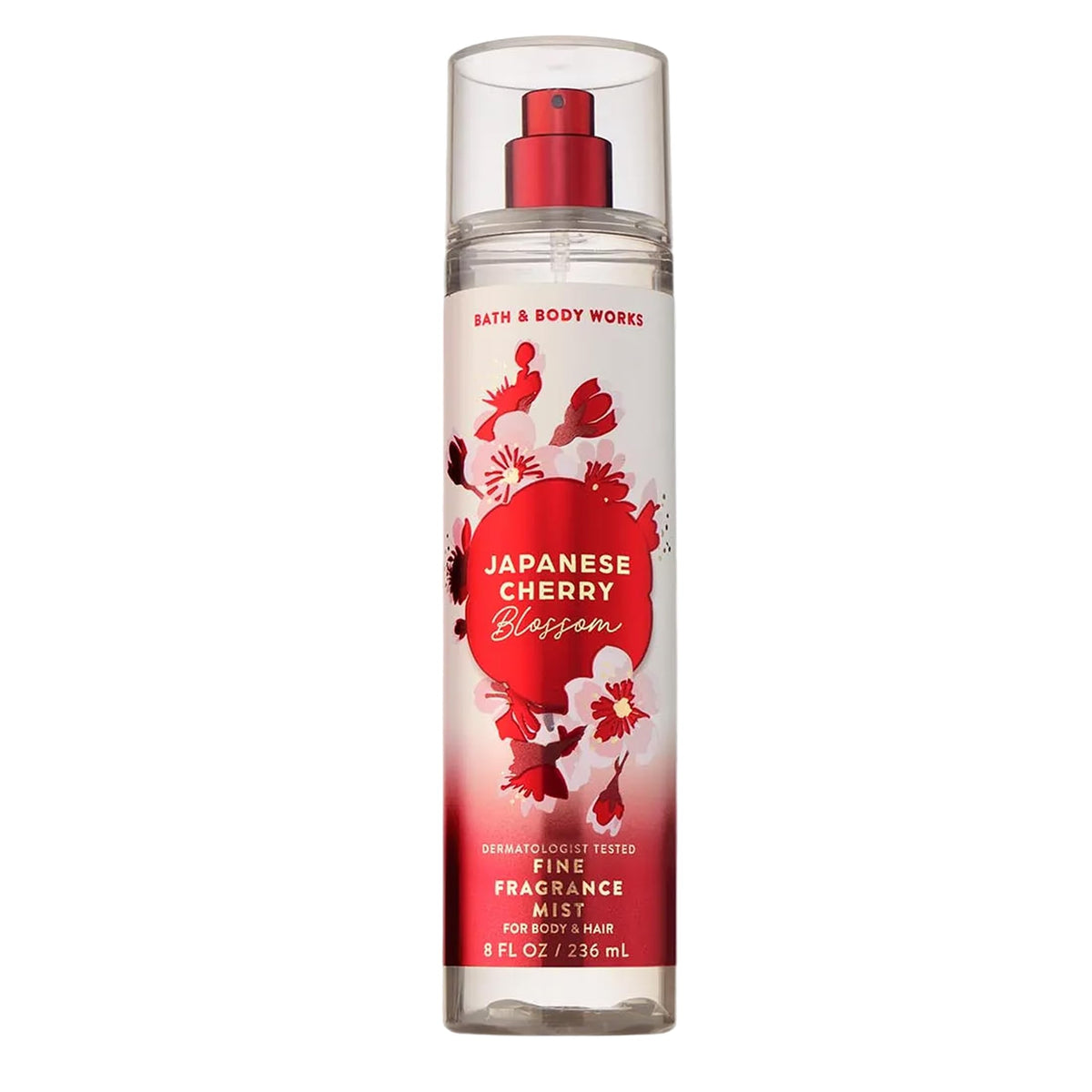 Bath & Body Works Japanese Cherry Blossom body spray front view