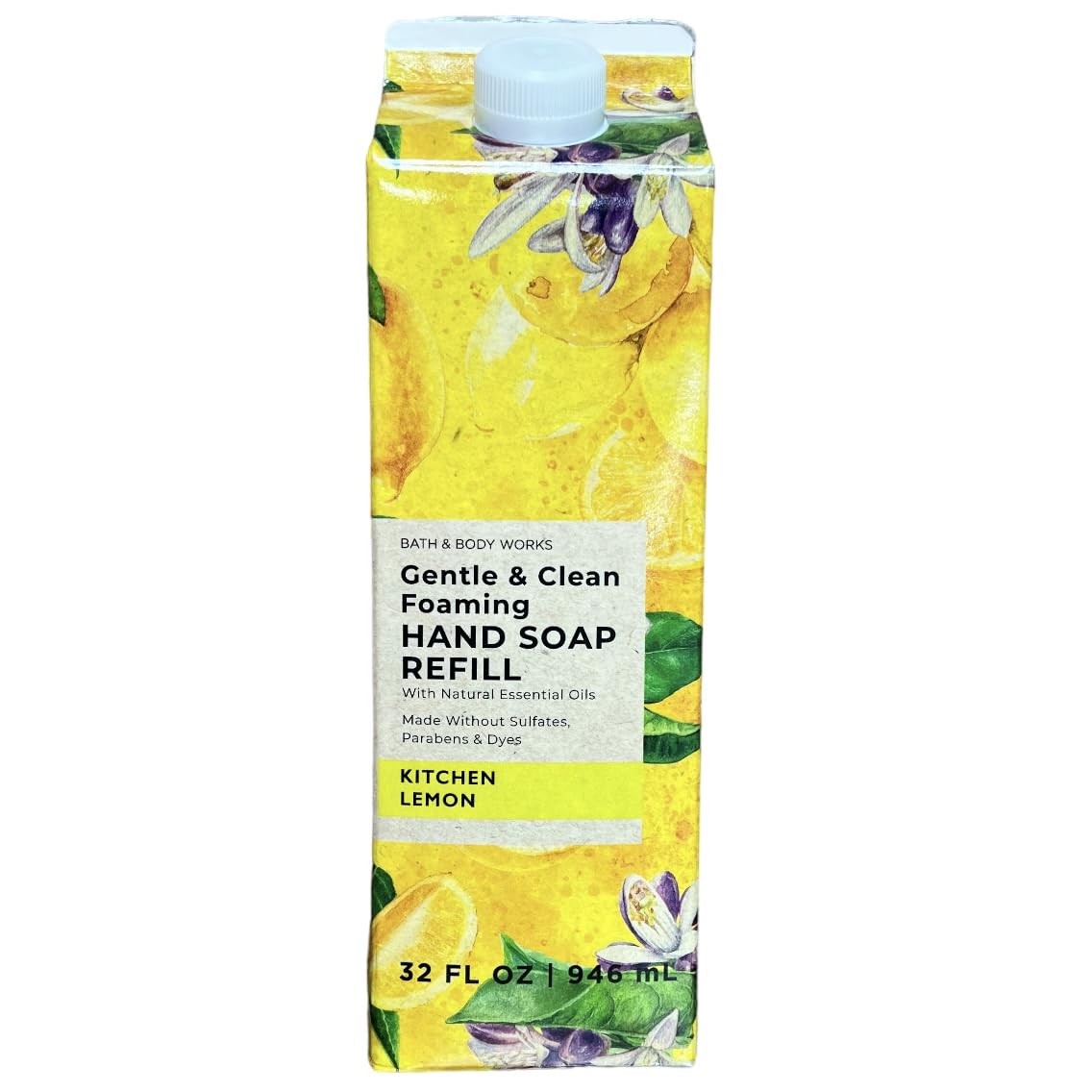 Bath & Body Works Kitchen Lemon Foaming Hand Soap 32 fl. oz. front view