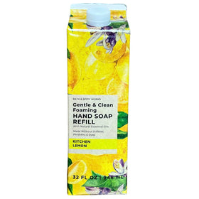 Bath & Body Works Kitchen Lemon Foaming Hand Soap 32 fl. oz. front view
