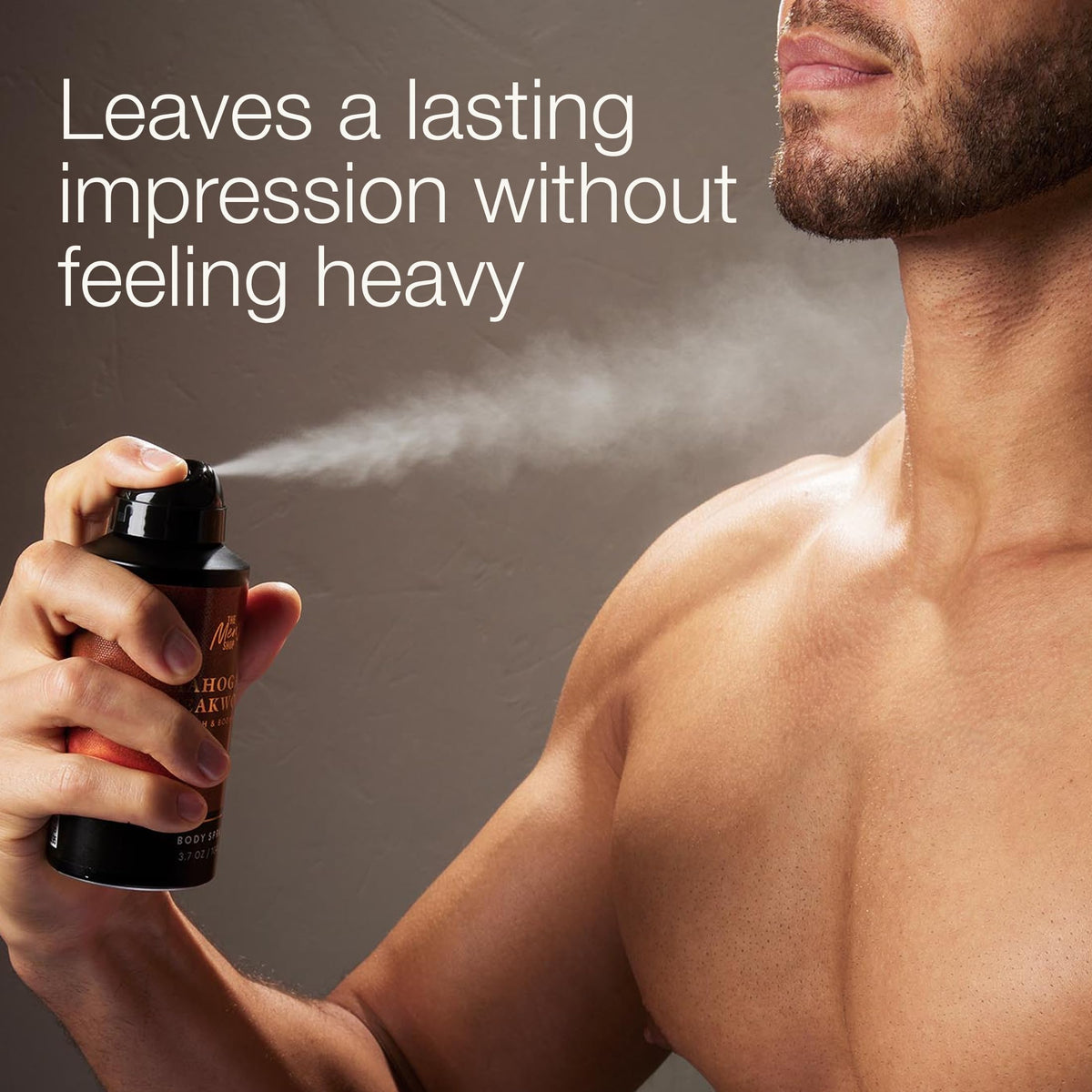 Bath & Body Works Mahogany Teakwood Body Spray for Men back view