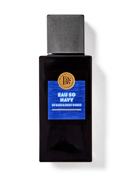 Bath & Body Works Men's Cologne Eau So Navy 3.4 Fl Oz front view