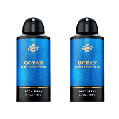 Bath & Body Works Ocean Scent Body Spray for Men 3.7 oz front view