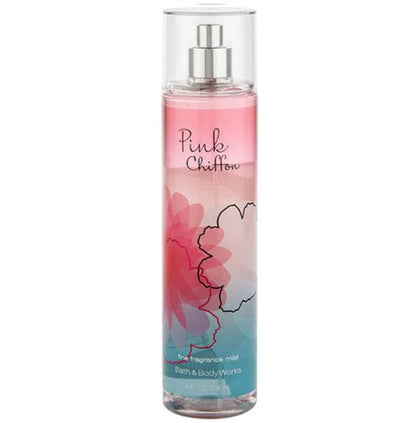 Bath & Body Works Pink Chiffon Fine Fragrance Mist 8 Ounce front view
