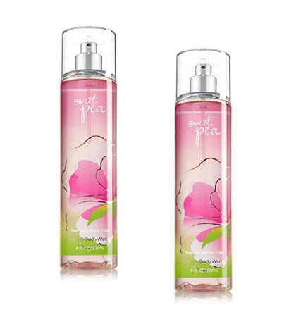 Bath & Body Works Sweet Pea Fragrance Mist 8 FL oz front view