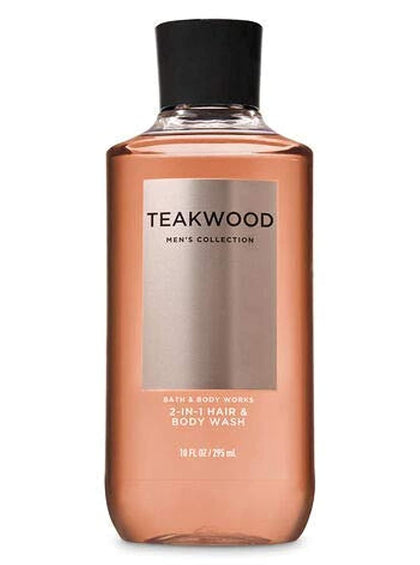 Bath & Body Works Teakwood 2-in-1 Hair + Body Wash front view
