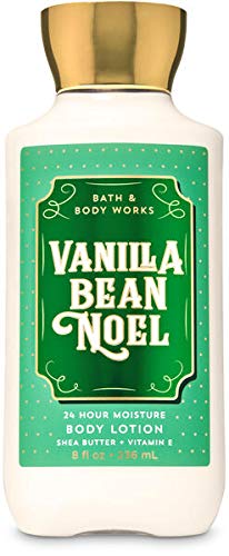 Bath & Body Works Vanilla Bean Noel lotion with festive design