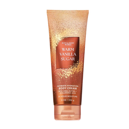 Bath & Body Works Warm Vanilla Sugar Body Cream 8 oz front view