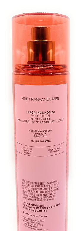 Bath & Body Works You're The One Fine Fragrance Mist 8oz packaging details