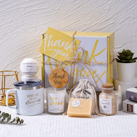 Bath salt ball from peacoeye Thank You Gift Box