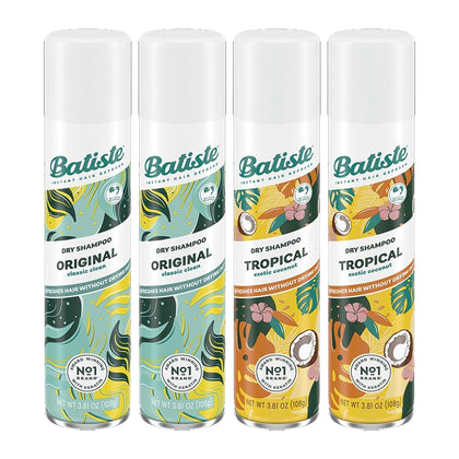 Batiste Dry Shampoo Spray 4-Pack variety mix front view